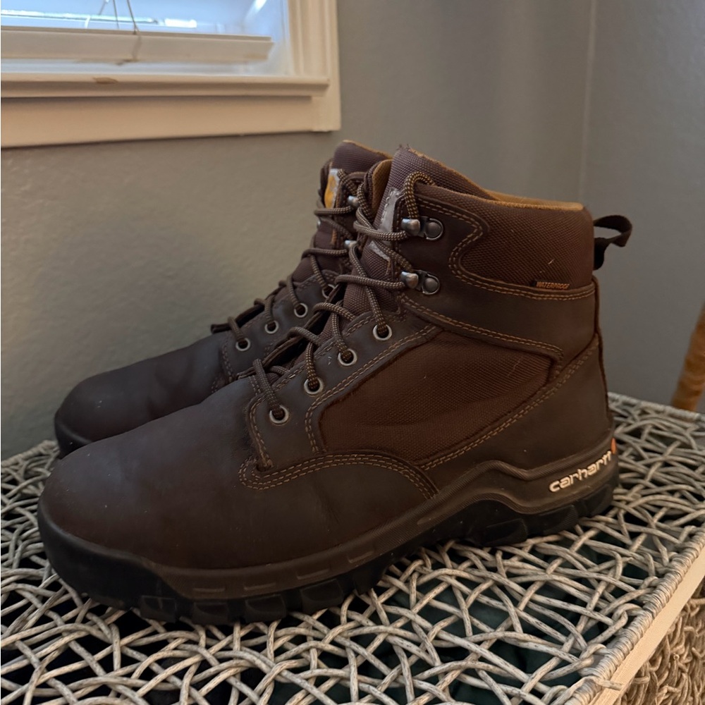 Carhartt Men's Dark Brown Lace-Up Boots